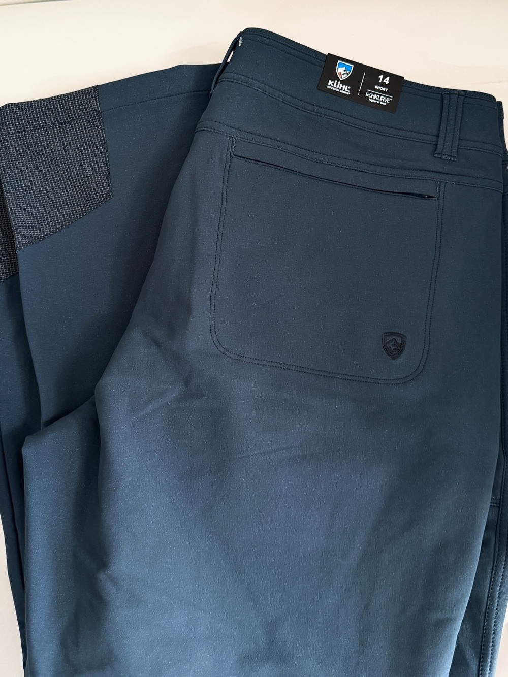 Kuhl Womens Pants Size 14 Klash Cargo Hiking Blue Outdoor Stretch Water Wind New - Picture 3 of 14